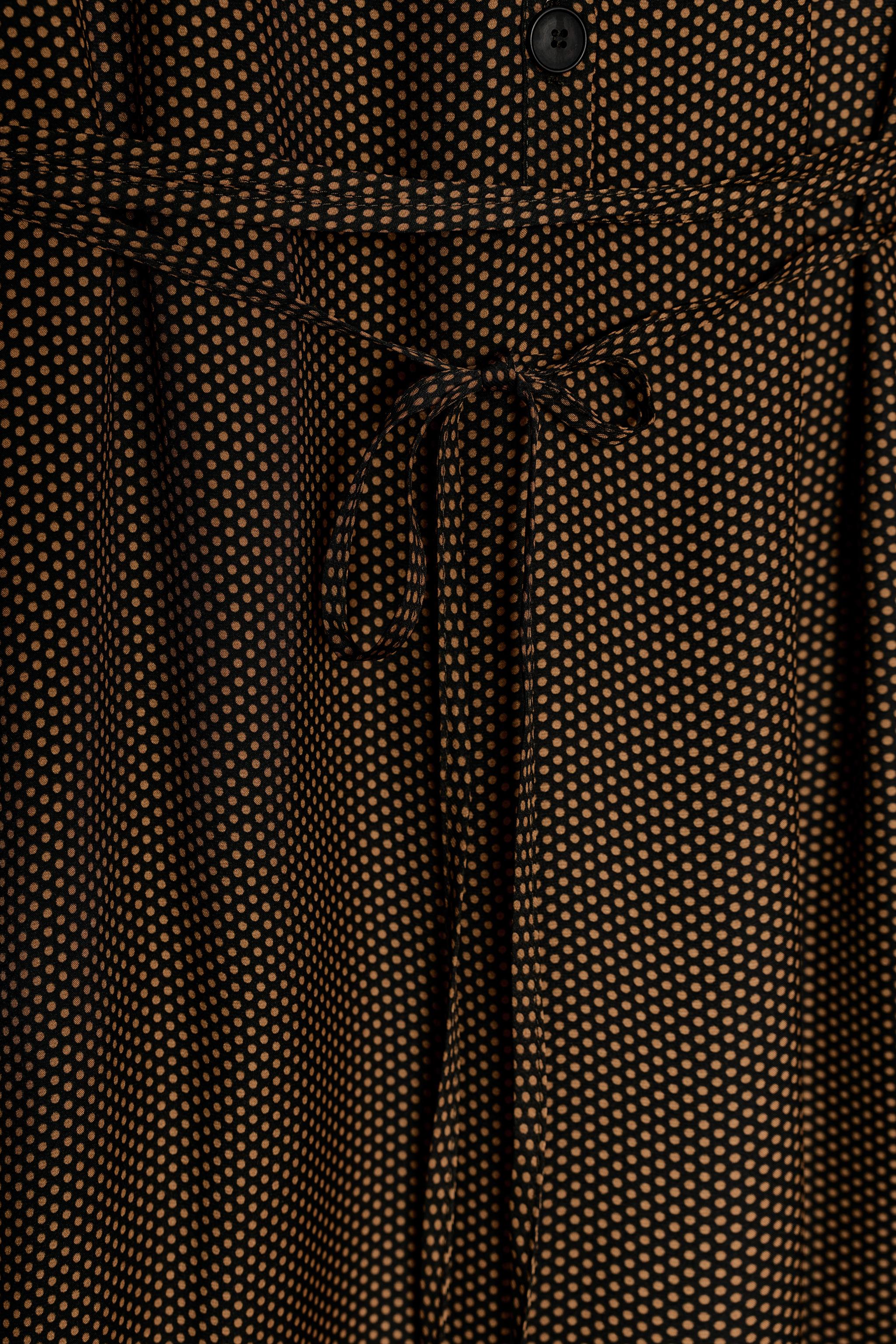 ZW COLLECTION POLKA DOT BELTED DRESS